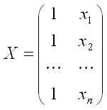 матрица значений факторной переменной размерности n x 2 Первый столбец - фото 30