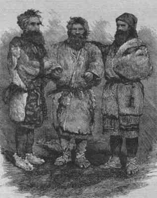 Мужчины айну Поселение айну Сахалин - фото 11