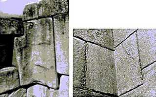 В Перу слева и Египте справа строители при возведении стен использовали - фото 19