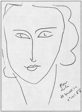 Лидия Делекторская Рисунки Анри Матисса Два раза в год он дарил ей свои - фото 14