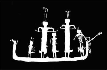 Египетский наскальный рисунок на котором изображены восточные захватчики на - фото 1