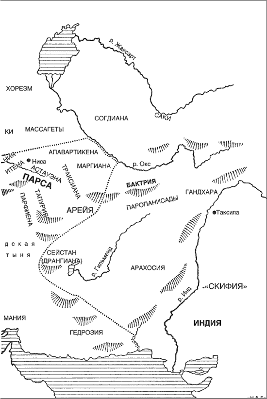 Рис 1 Провинции Парфянского царства и соседние с ним территории Письма - фото 2