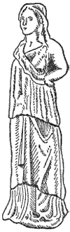 Рис 3 Мраморная статуэтка из Нисы видимо изображение богини Масштаб - фото 4