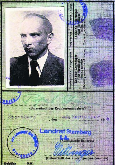 1946 год Удостоверение выданное Бандере земельным советом Старнберга в - фото 2