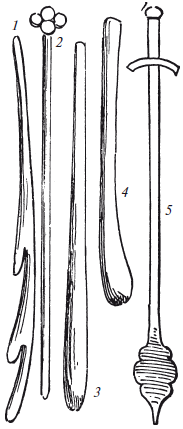 Рис 1 Примеры булав 1 железная булава конец XI в С гобелена из Байе 2 - фото 2