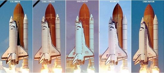 Вот они пять космических труженников STS Наверное в таком же пафосном стиле - фото 2