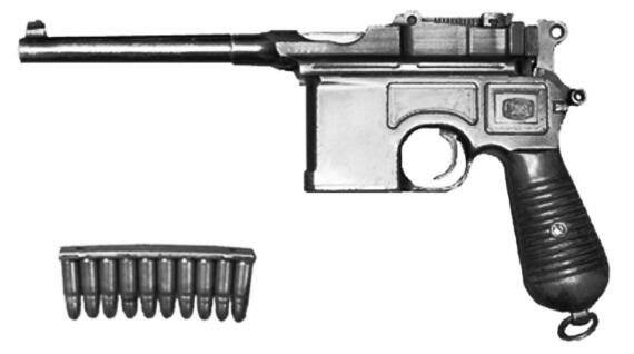 Рис 1 Mauser C96 поздний выпуск ствол длиной 140 мм Разработка пистолета - фото 1
