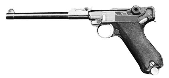 Рис 5 Пистолет Парабеллум морская модель ствол длиной 150 мм Германский - фото 8