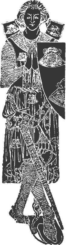 Рис 7 Медная мемориальная доска сэра Роберта де Сетванса 1306 г Чартхэм - фото 6