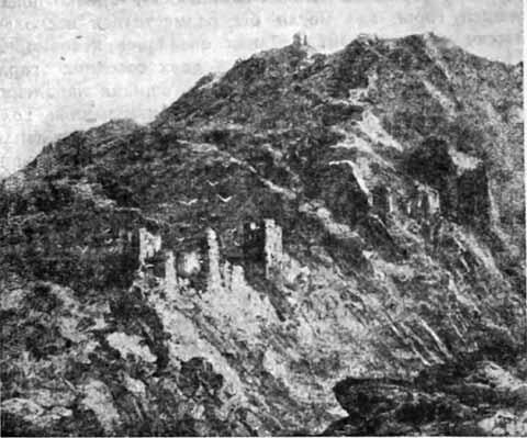 Развалины замка в Азербайджане Дорога в Мазандеран Гора Демавенд - фото 19
