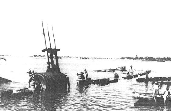 Подводная лодка Силайон потопленная в Кавите Старые лодки типа S в - фото 40
