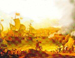 В 1702 г в морском бою у Виго пошло ко дну сразу 17 галеонов груженных - фото 12