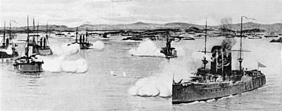 Вскоре артиллерия японского крейсера Тиода в различных источниках - фото 6