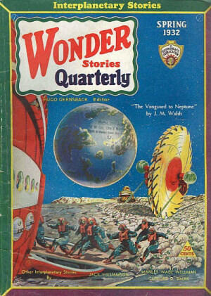 Обложка журнала Wonder Stories Quarterly Spring 1932 - фото 1