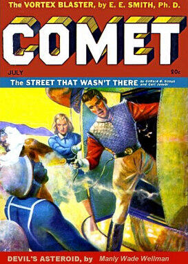 Обложка журнала Comet Stories July 1941 - фото 1
