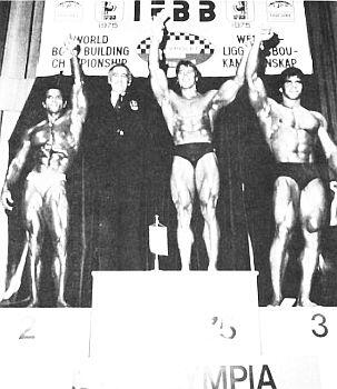 Мистер Олимпия 1975 г с Сержем Нюбре Луи Ферриньои Беном Вейдером - фото 33