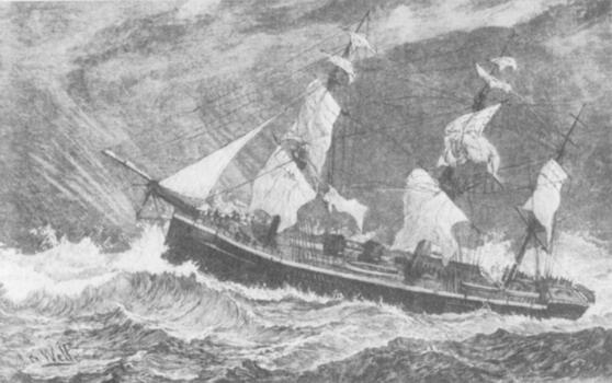 Корабль его величества Вакханка во время шторма Принцесса Мэй Текская - фото 7