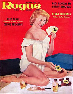 Обложка журнала Rogue November 1958 - фото 1