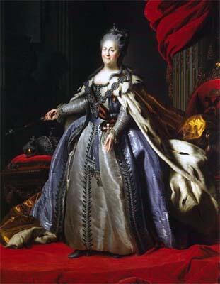 Ф Рокотов Портрет Екатерины II 1770 г Будучи немкой по крови Екатерина - фото 3