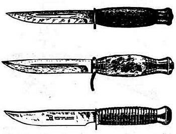Образцы спортивнотуристических ножей Нескладные ножи отличаются от охотничьих - фото 22