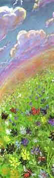 И видится мне будто медленно лечу над люцерновым полем с разноцветными - фото 2