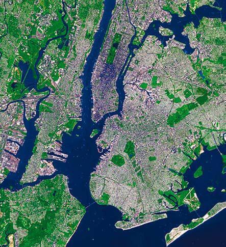 Ядро НьюЙоркского региона метрополитенского ареала Фото со спутника - фото 1