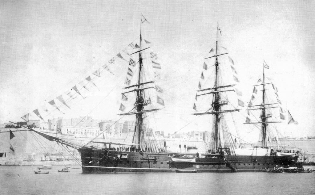 Полуброненосные фрегаты ГенералАдмирал и Герцог Эдинбургский 18691918 - фото 64