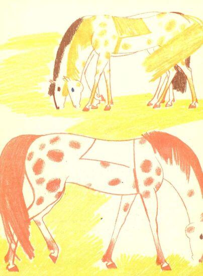 Потом я нарисовал будто я говорю и сказал Тимке Отойди от моей лошади - фото 11