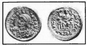 Рис 2 Император Лев I изображен на солиде на реверсе показан сидящим на - фото 5