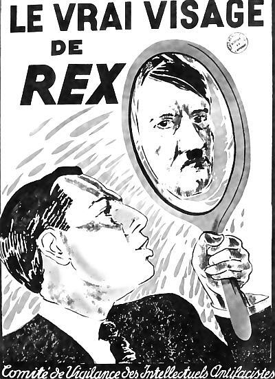 Плакат Истинное лицо рексизма Бельгия 1939 г автор Рене Магритт Родители - фото 8