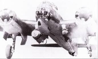 Взлетает бомбардировщик Ju88A4 с бомбами SC250 на внешней подвеске Обратите - фото 23