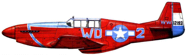 Полевая модификация Р51В WW War Weary 4312193 335й эскадрильи 4й - фото 213