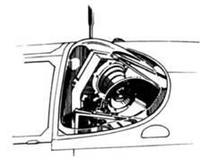 Установка фотокамеры на F6A Правый борт кабины Мустанга I с ручкой - фото 28