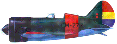 И16 с бортовым идентификационным кодом СМ272 из 6й эскадрильи И16 тип - фото 123