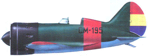 И16 тип 10 с бортовым идентификационным кодом СМ195 из 3й эскадрильи - фото 69