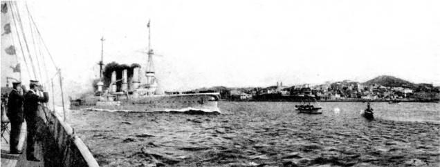 Крейсер Фридрих Карл в Виго 15 марта 1903 г 9 сентября соединение совместно - фото 46