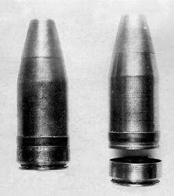 Общий вид и схема боеприпаса к гарантомёту Таубина На первых образцах - фото 2