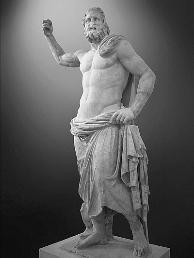 Статуя Посейдона древнегреческого бога моря из Национального археологического - фото 1