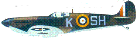 Mk I P9554KSH пайлотофицера Джеймса ОМира август 1940 г Mk 1 - фото 148