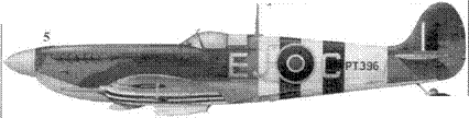 5 Спитфайр LFMk IX PT396EJС уингкоммендера Джека Чарлза RCAF Тэнгмир - фото 16
