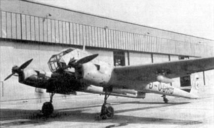 Четвертый прототип Fw 189V4 с боковыми воздухозаборниками Первый прототип - фото 9