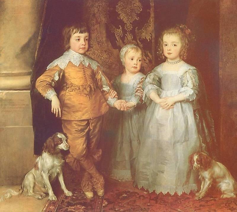 А Ван Дейк Трое детей Карла I 1635 Королевское собрание Виндзорский - фото 5