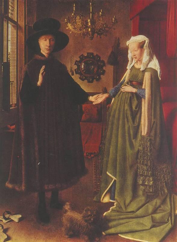 Ян ван Эйк Портрет четы Арнольфини 1434 Национальная галерея Лондон - фото 13