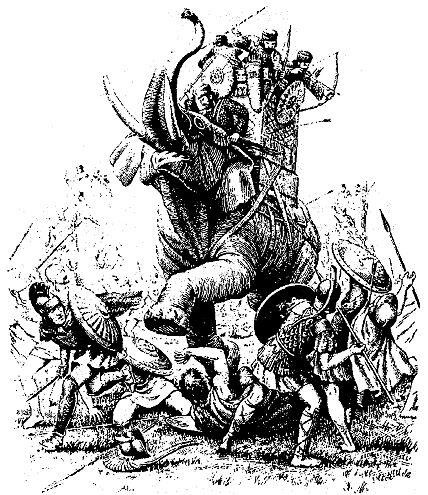 Индийский боевой слон Махабхарата сказание о великой битве Выдающийся - фото 3