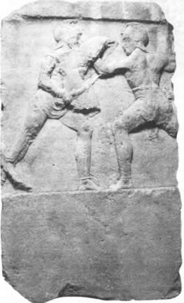 Рис 20 Рельеф с изображением боя между фракийцем и гопломахом Другими - фото 22