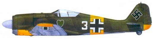 36 Fw 190А4 фельдфебель Петер бремер июль 1943 года 37 Fw 190A4 - фото 148