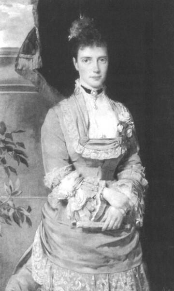 Цесаревна Мария Федоровна Портрет работы художника Г фон Ангели 1874 г - фото 1