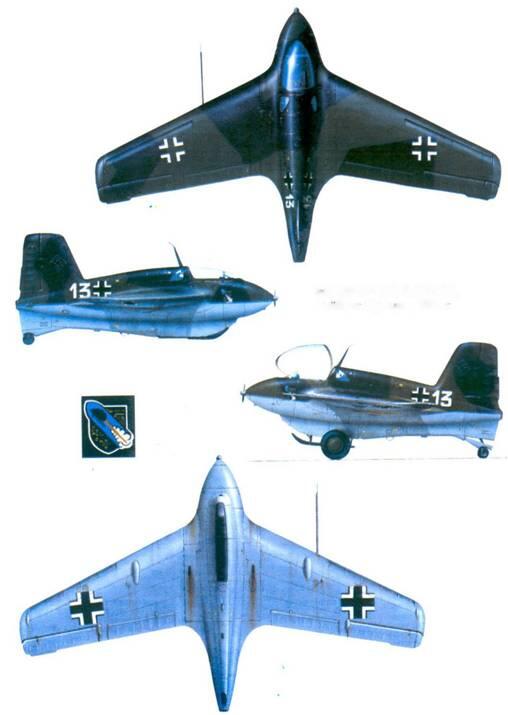 Me 163 Bl 132JG 400 ЛеибцигБрандис 1945 г Размещение - фото 141