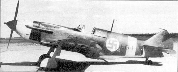 ЛаГГ3 финских ВВС сфотографирован в сентябре 1943 г на аэродроме Утти - фото 44