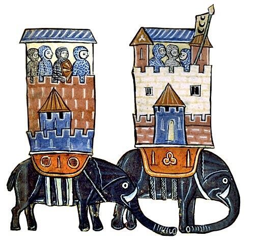 Боевые слоны восточных армий изображенные со слов крестоносцев которые сами - фото 7